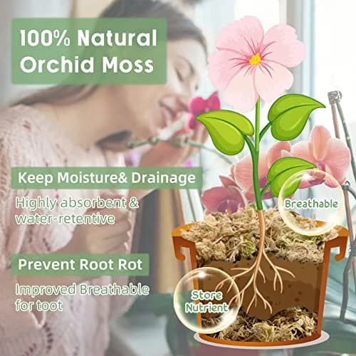 Legigo 4.4LB Sphagnum Moss for Plants | Moisture Retention & Root Growth Support thumbnail 3