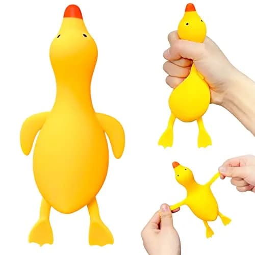 Kawaite Duck Dough Ball Miniature Animal Figurines 1 Pack | Stress Relief Squishy Toy for Adults thumbnail 1