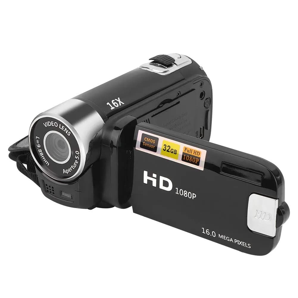 Focket Digital Camcorder 16X Zoom | Compact Video Camera for Teens & Beginners