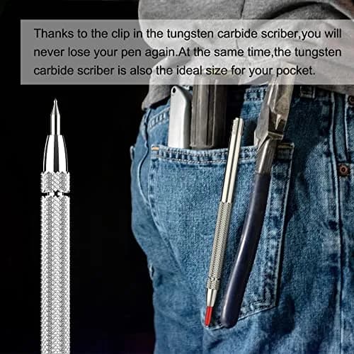 Glieskir Tungsten Carbide Scriber Set with Magnet & 20 Tips | Precision Metal & Glass Marking Tool thumbnail 6