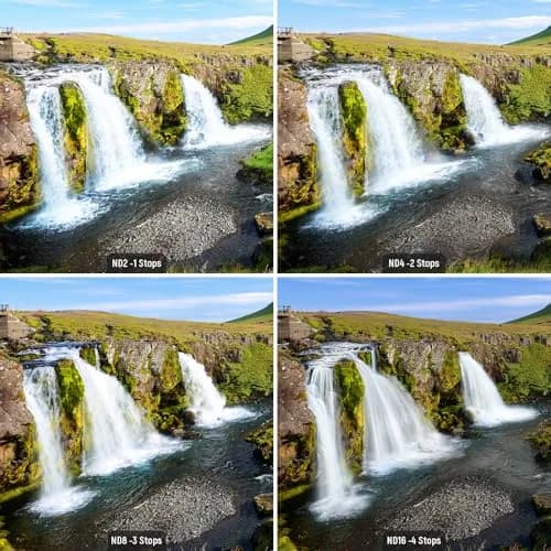 NEEWER 82mm ND Lens Filter Kit: ND2 ND4 ND8 ND16 | Long Exposure & Overexposure Control thumbnail 3