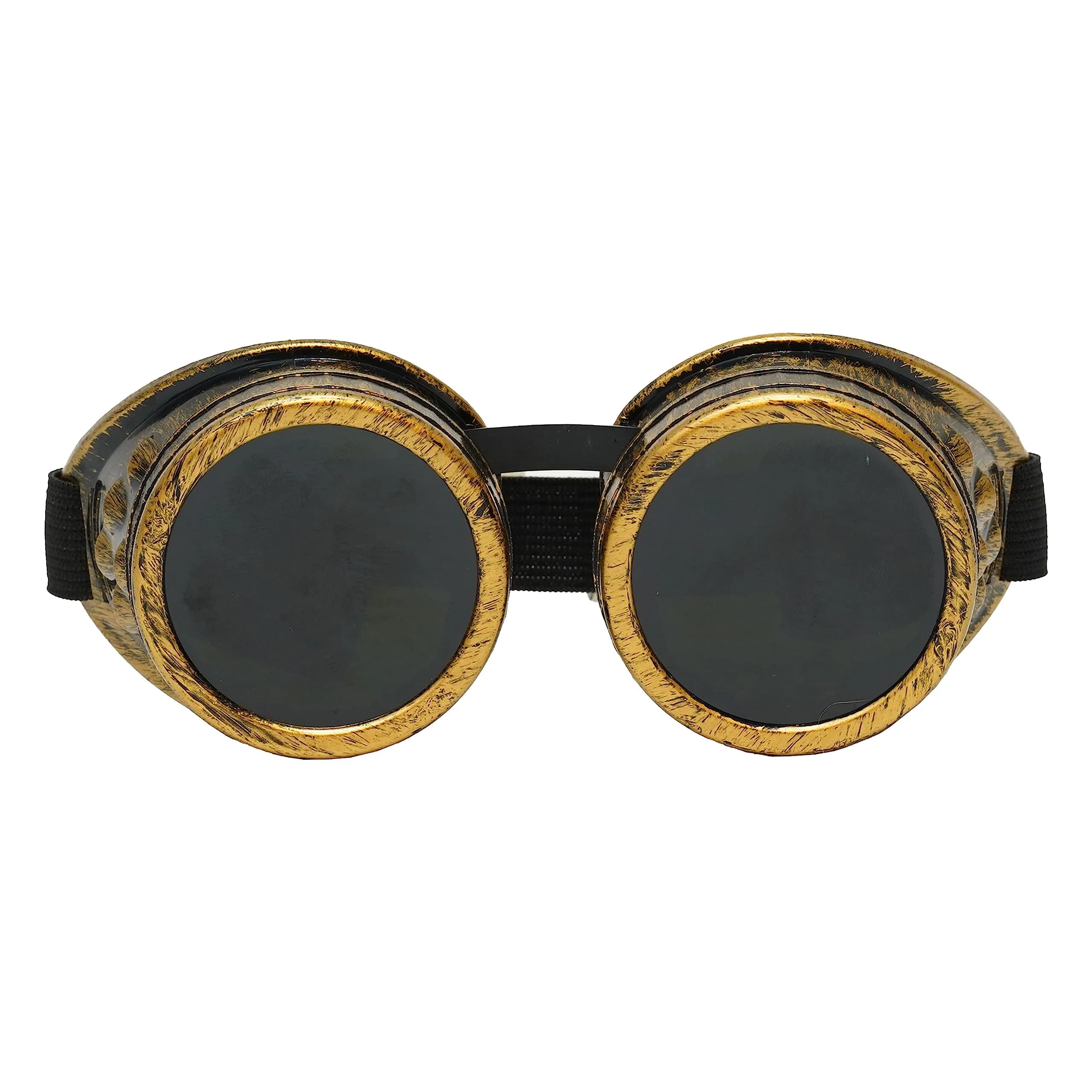 SoJourner Kaleidoscope Glasses Trippy Psychedelic Prism Glasses 3 Pack | Festival Rave Eyewear — Classic - Bronze + Black Lens