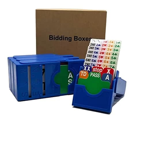 perixir Bridge Bidding Boxes Set of 4 | Premium Bridge Kit for Beginners & Clubs thumbnail 1