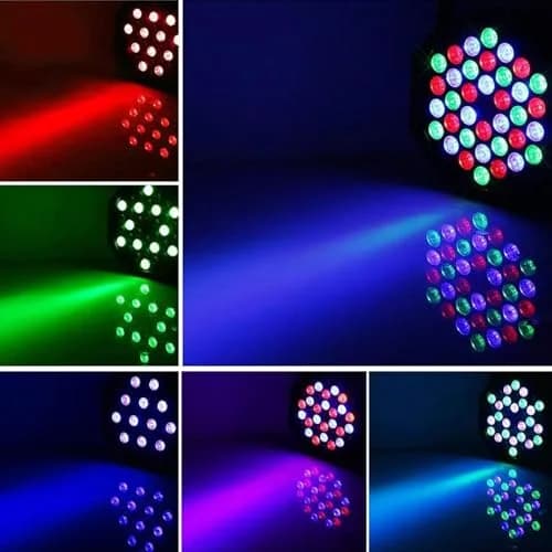 Litake DJ Par Lights, RGB 36 LED Stage Lights Sound Activated,Remote & DMX Controlled, 8 Pack | RGB 36 LEDs for Party & Events thumbnail 2