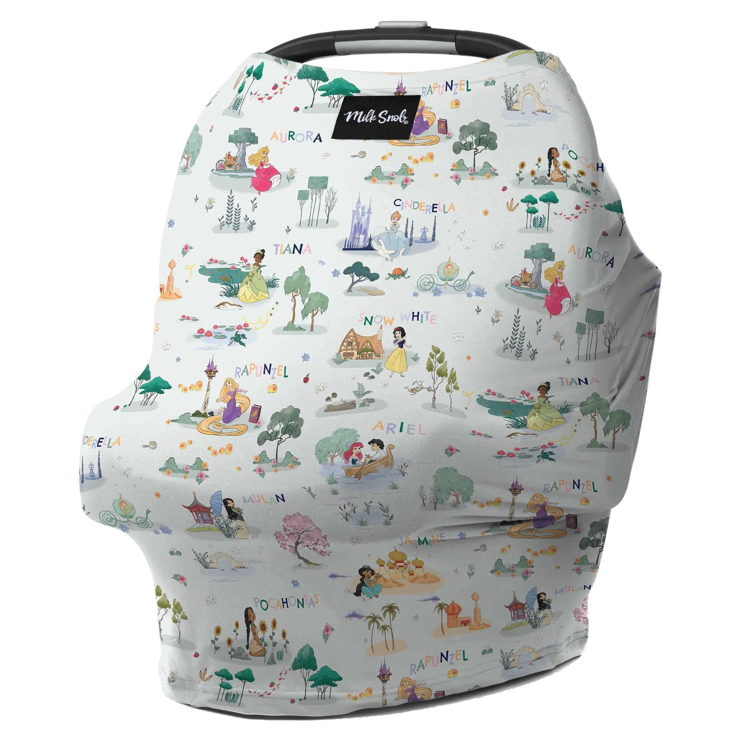 Milk Snob Original Disney Pixar Toy Story 5-in-1 Cover | Breathable Rayon-Blend for Car Seats, Nursing, Shopping Carts, High Chairs, Strollers — Enchanted Kingdoms