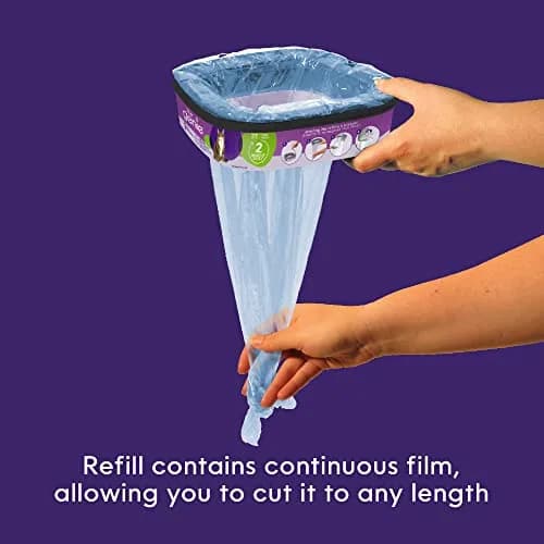 Litter Genie Jumbo Refill Bags 2-Pack (56 ft Continuous Film) | Odor-Locking Waste Bags for Cat Litter thumbnail 8
