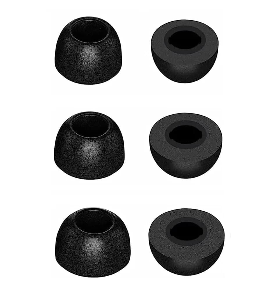 Rqker Foam Ear Tips Compatible with Bose QuietComfort Earbuds II 6 Pairs S/M/L Sizes Black | Ultra Soft Foam for Noise Isolation thumbnail 3