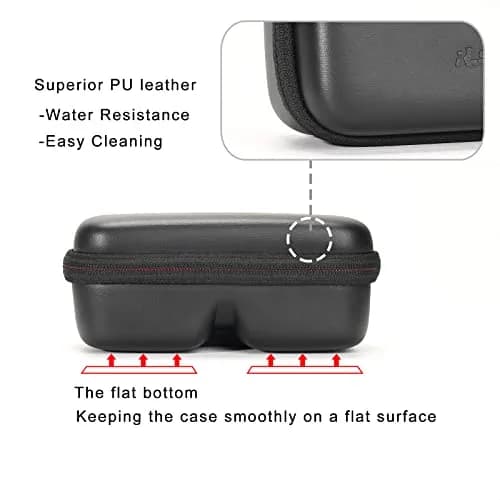 RLSOCO Carrying Case for XREAL One Pro AR Glasses | Lightweight PU Leather with EVA Foam thumbnail 6
