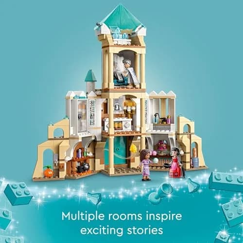 LEGO Disney Wish: King Magnifico’s Castle 43224 Building Toy Set | 613 Pieces for Kids 7+ thumbnail 3
