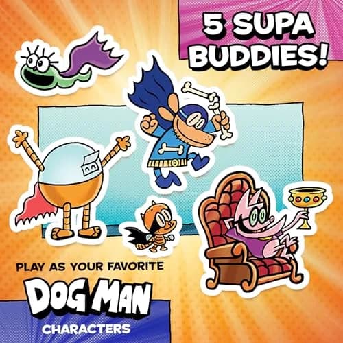University Games Dog Man Twenty Thousand Fleas Under the Sea Board Game | Ages 6+ | Cooperative Family Fun thumbnail 5