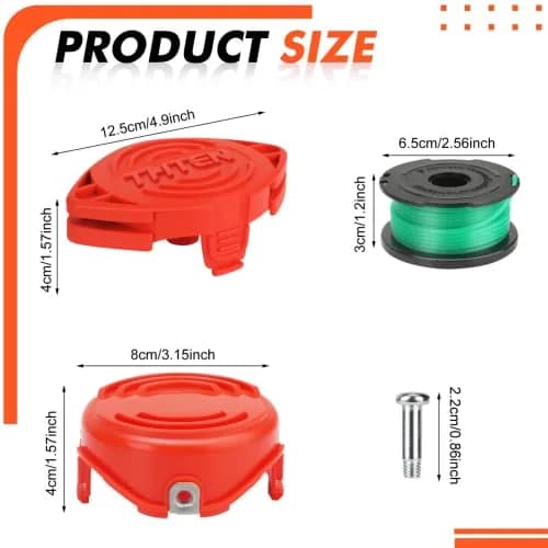 THTEN SF-080 Replacement Blade Head 0.080" (2.0 mm) | Compatible with Black+Decker GH3000 LST540 thumbnail 2