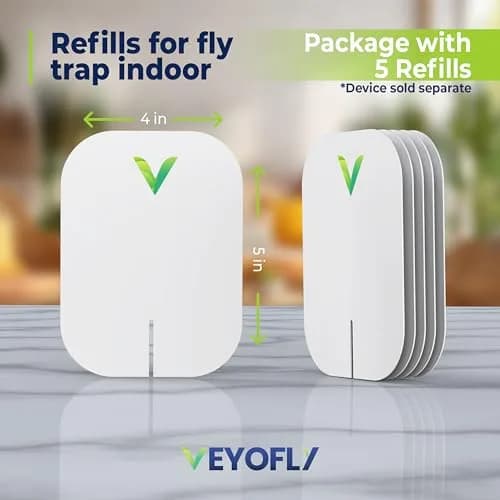 VEYOFLY Official Refill Fruit Fly Traps Indoor, Gnat Trap | 5 Refills thumbnail 2