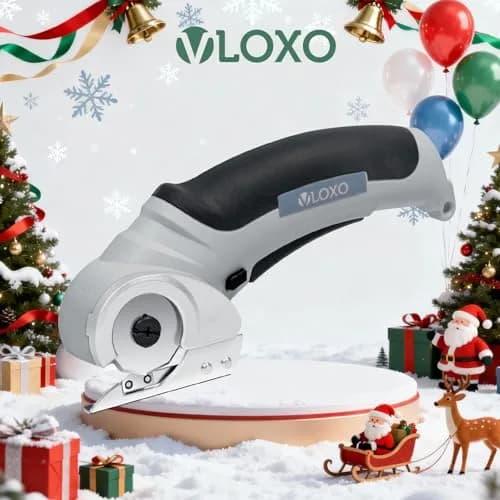 VLOXO Cordless Electric Scissors 4.2V Cardboard Cutter with Safety Lock | Cuts 8mm Thick Materials Effortlessly thumbnail 9