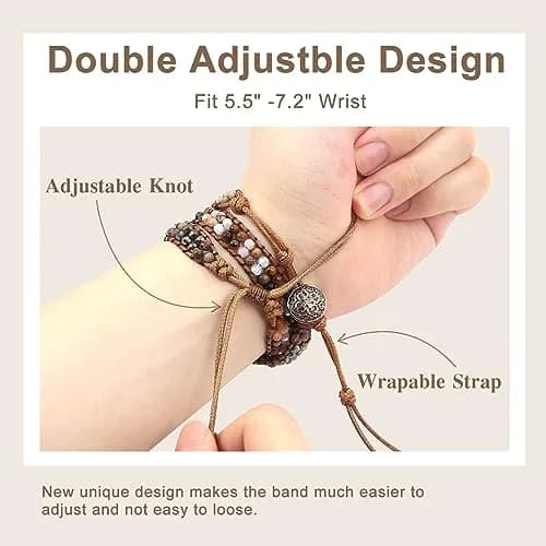 JR.DM Boho Beaded Band for Apple Watch 38mm-42mm | Handmade Braided Rope Strap (en_US) thumbnail 6