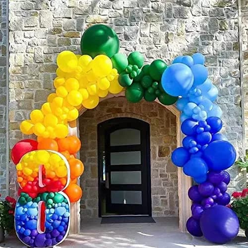 KUULBELA 5 Inch Latex Balloons Assorted Colors, 110 Pcs | 12.7 cm (5 Inch) Balloons for Parties thumbnail 6