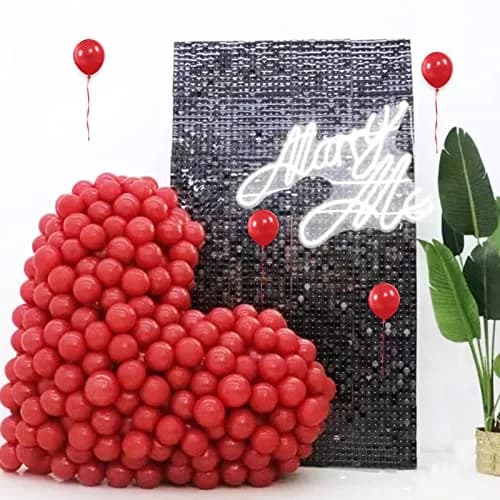 KUULBELA Red Balloons 110Pcs 5 Inch Small Latex Party Balloons | Birthday, Baby Shower, Wedding Decorations thumbnail 6