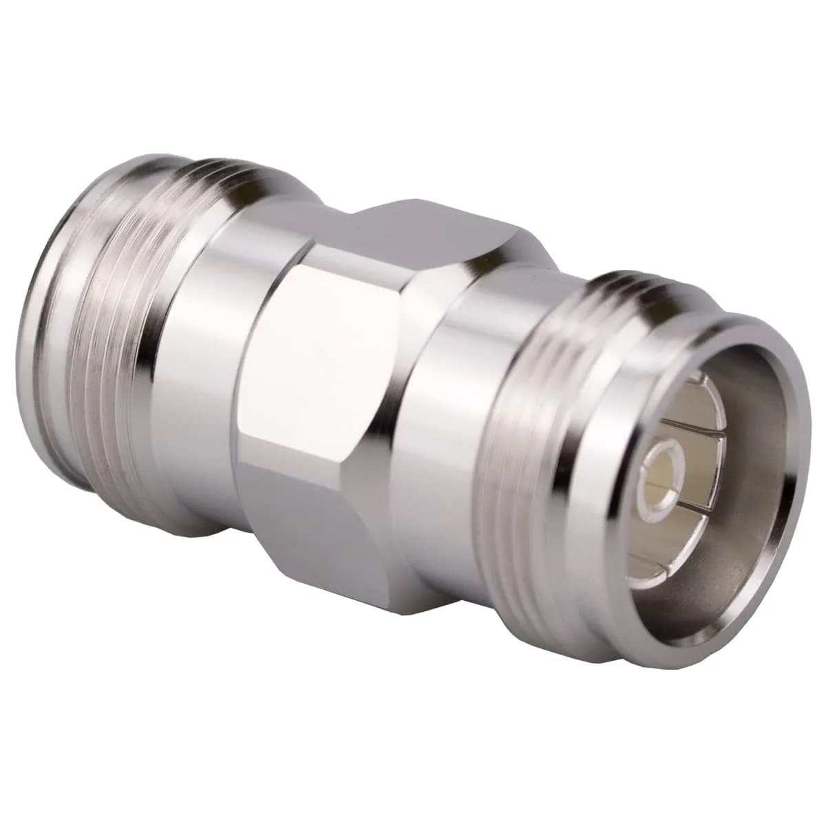 Whisary 4.3/10 MiniDin Female to Female Adapter 50 Ohm (1 Piece) | Low PIM RF Connector - main product image