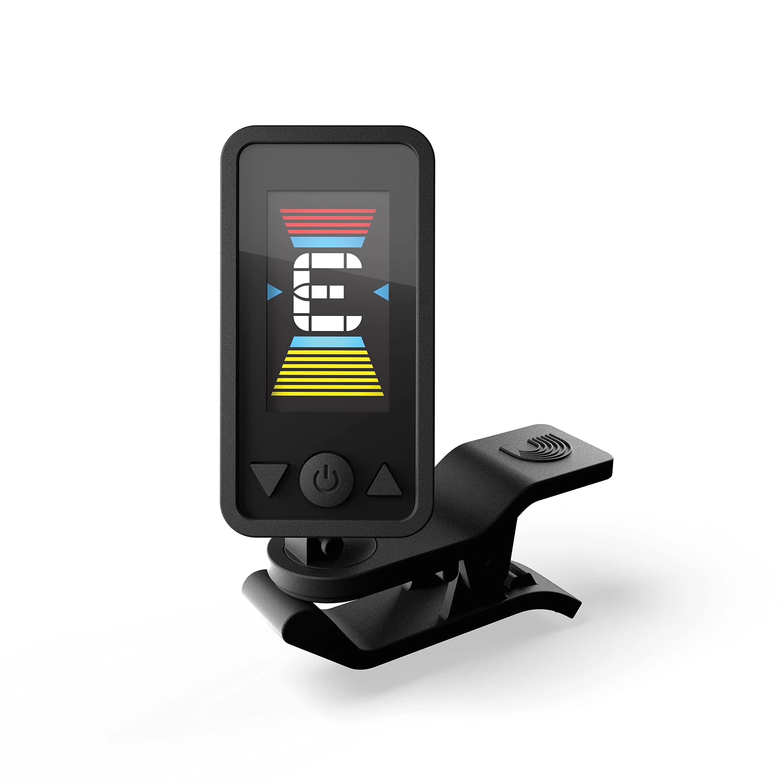 D'Addario Eclipse Rechargeable Headstock Clip-On Guitar Tuner, Black | 24 Hours Tuning Time - main product image