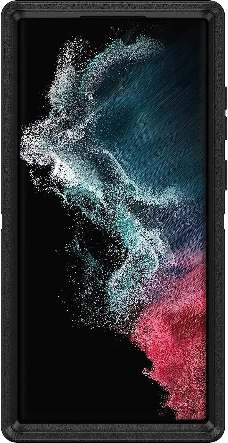 OtterBox Defender Series Pro Case for Samsung Galaxy S22 Ultra (Only) - Black | Microbial Defense Protection - main product image