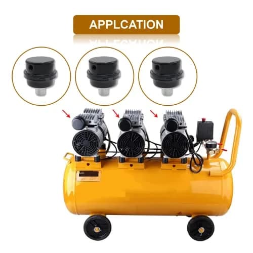 Joyangy 2-Pack 1/2" G (BSP Parallel) 20mm Air Compressor Intake Filter Muffler | Noise Reduction & Dust Blocking thumbnail 6
