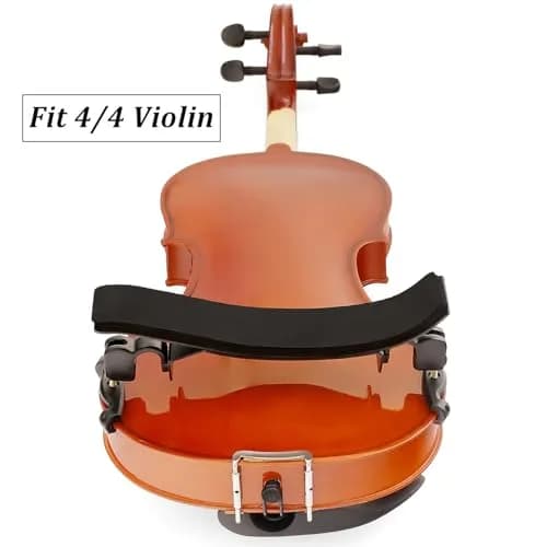 SUEWIO Violin Shoulder Rest for 4/4 Size, Premium Aluminum Alloy with Foam Pad & Height Adjustable Feet | Ergonomic Support for Adults thumbnail 4