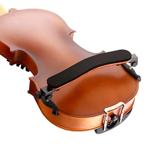 SUEWIO Violin Shoulder Rest for 4/4 and 3/4 Size, Imitation Wood Grain with EVA Foam Pad & Adjustable Feet | Lightweight & Secure Grip thumbnail 2