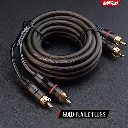 Install Link RCA Audio Cable 12ft | OFC 2-Male Stereo Subwoofer & TV thumbnail 8