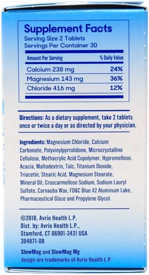 Slow-Mag Magnesium Chloride with Calcium 120 Count thumbnail 9