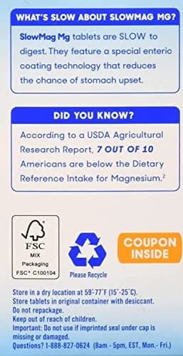 Slow-Mag Magnesium Chloride with Calcium 120 Count thumbnail 2