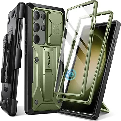 TONGATE Green Case for Samsung Galaxy S23 Ultra | 2 Front Frames & Stand, Military Grade Drop Protection thumbnail 1
