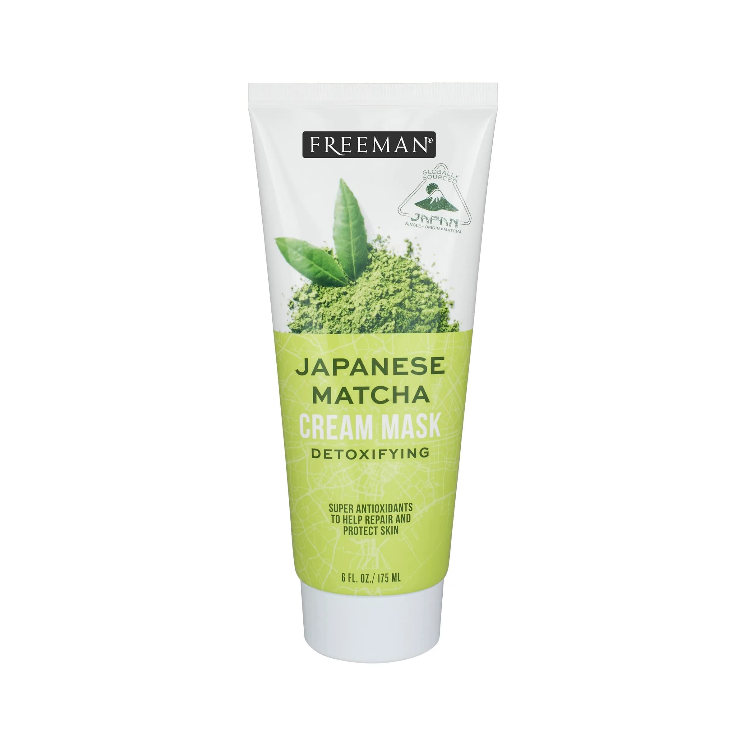 Freeman Exotic Blends French Pink Clay Peel Off Face Mask | Detox & Clear Pores, 6 Fl Oz — Matcha