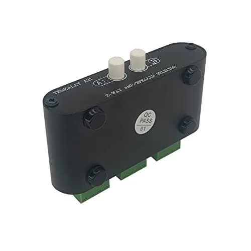 TENEALAY 2-Way Stereo Amplifier Speaker Selector Box A21 | Switch Between 2 Amps or 2 Speaker Pairs thumbnail 7