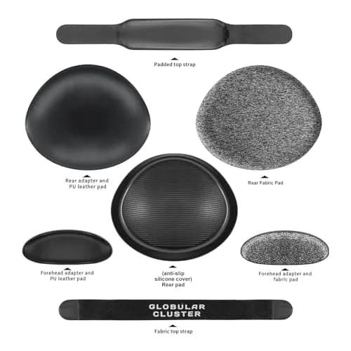 Globular Cluster Comfortable Kit Compatible with Meta Quest Pro | Soft Foam Support & Family Switchable Fit thumbnail 6