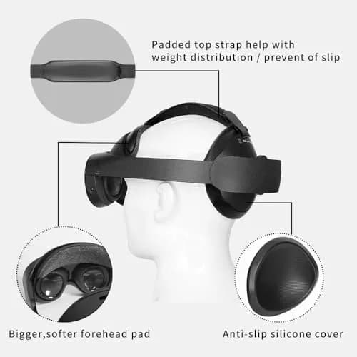 Globular Cluster Comfortable Kit Compatible with Meta Quest Pro | Soft Foam Support & Family Switchable Fit thumbnail 2