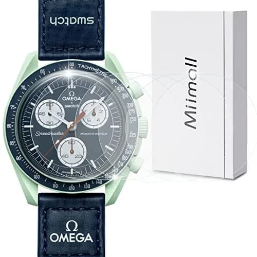Miimall Clear 6 Pack Screen Protectors for OMEGA X SWATCH BIOCERAMIC MOONSWATCH 42mm | Bubble-Free TPU Films thumbnail 1