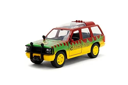 Jada Jurassic Park 1993 Ford Explorer Die-Cast Car 1:32 Scale | Authentic Collectible Toy thumbnail 1