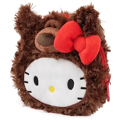 GUND Sanrio Hello Kitty Philbin Teddy Bear Plush Pouch 14cm (5.5") | Soft & Huggable Toy thumbnail 4