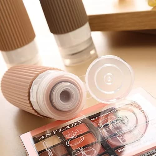 Mrsdry Travel Bottles for Toiletries 3oz | Leak Proof Silicone Travel Containers with Clear Bag thumbnail 2