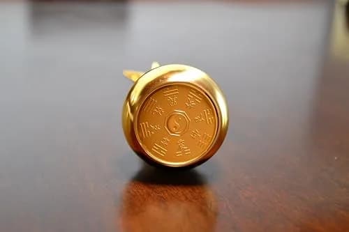 I-MART Brass Wu Lou Feng Shui Gourd Figurine 25.4 cm (10 Inch) | Traditional Chinese Decor thumbnail 5