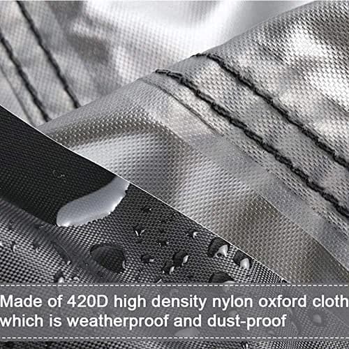 Skyour 4ft Rabbit Hutch Cover 122x50x105 cm | Waterproof 420D Oxford Heavy Duty Outdoor Bunny Hutch Cover thumbnail 2