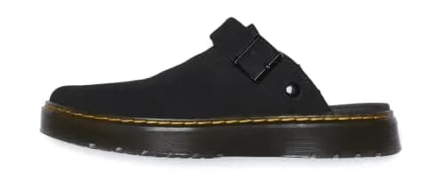 Dr. Martens Carlson Black Medium | Casual Slip-On Mule with Suede Comfort thumbnail 1