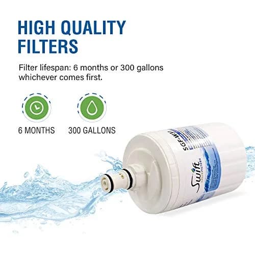 Swift Green Filters SGF-W31 Compatible Refrigerator Water Filter 2 Pack | NSF Certified, 3000-Gallon Capacity, Made in USA thumbnail 2