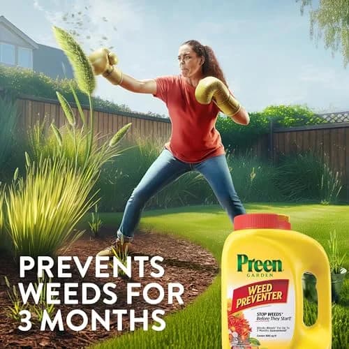 Preen Garden Weed Preventer 22 lb | Up to 3 Months Weed Control, Safe for 200+ Plants thumbnail 3
