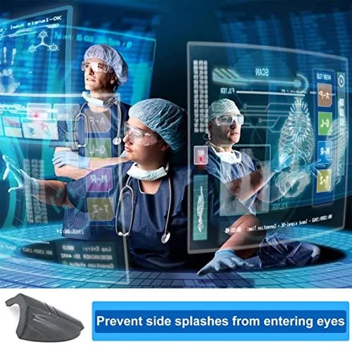 KMDJG Safety Glasses Side Shields | Slip-On L Size Fits Medium to Large Eyeglasses thumbnail 4
