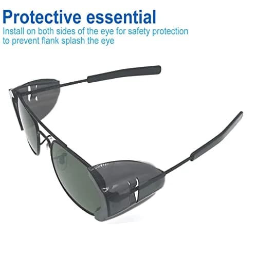 KMDJG Safety Glasses Side Shields | Slip-On L Size Fits Medium to Large Eyeglasses thumbnail 2