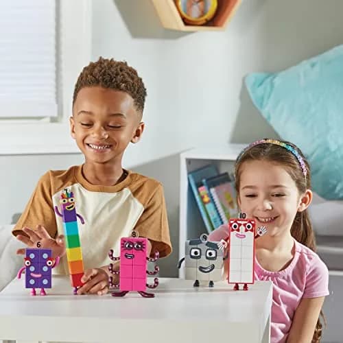 hand2mind Numberblocks Friends Six to Ten Figures – Official Licensed Character Action Set, Educational Toy, 6 Pieces, Plastic, 11.5 x 15 x 1.6 inches thumbnail 7