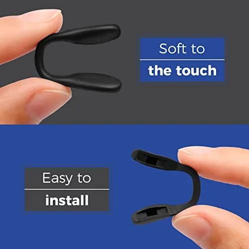 HILEEN Replacement Nose Pads for Oakley Sunglasses | Black Silicone, 51mm x 8mm (1 Piece) thumbnail 5
