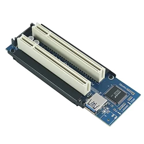 Trotwei Blue PCIe to PCI Adapter Card with USB 3.0 Cable | 3.2 oz (90.7 g) thumbnail 5