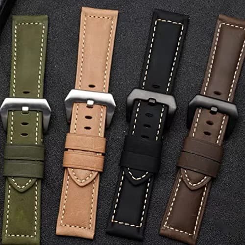 Niziruoup 24mm Leather Watch Band Vintage Genuine Leather Compatible with Panerai Men thumbnail 6