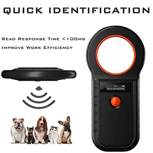 Smoostart Microchip Scanner ISO11784/85/FDX-B/EMID 128 Data Upload to PC | Faster Recognition, 128 Data Storage thumbnail 4